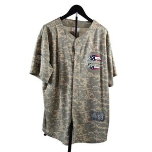 Staten Island Yankees Mens XL Digital Camo Baseball Jersey Military Appreciation